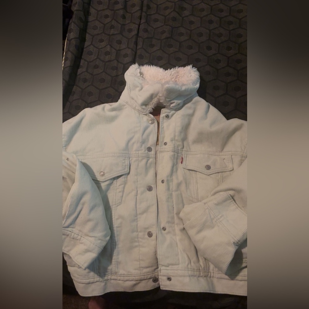 LEVIS FUR LINED JEAN/SUADE JACKET BRAND NEW